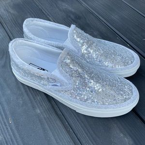 NWOT Vans Slip-Ons Solver sequins